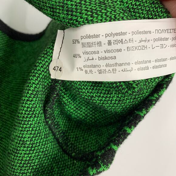 Zara Green Black Crop Halter Top Women's Size Medium - Picture 3 of 6